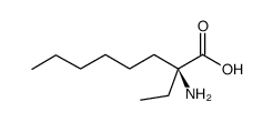 (S)-2-氨基-2-乙基辛酸结构式