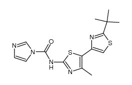 imidazole-1-carboxylic acid (2-tert-butyl-4'-methyl-[4,5']bithiazolyl-2'-yl)-amide Structure