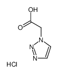1H-1,2,3-三唑-1-乙酸盐酸盐结构式