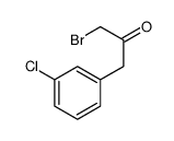 1-Bromo-3-(3-chlorophenyl)acetone结构式