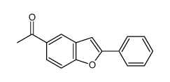 1-(2-phenyl-1-benzofuran-5-yl)ethanone结构式
