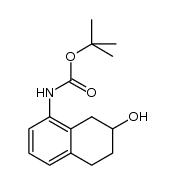 tert-butyl (7-hydroxy-5,6,7,8-tetrahydronaphthalen-1-yl)carbamate结构式