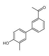 1-[3-(4-hydroxy-3-methylphenyl)phenyl]ethanone结构式