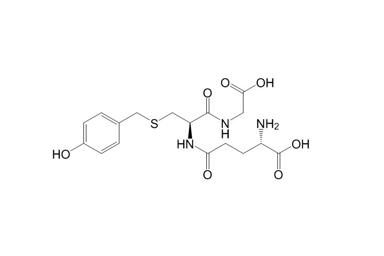 S-(4-Hydroxybenzyl)glutathione结构式