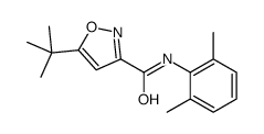 5-tert-butyl-N-(2,6-dimethylphenyl)-1,2-oxazole-3-carboxamide结构式