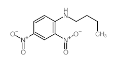 Benzenamine,N-butyl-2,4-dinitro- Structure