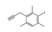 1-(2,4,6-trimethyl-3-iodophenyl)-2-propyne Structure