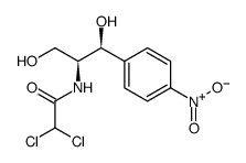 L-(+)-氯霉素结构式