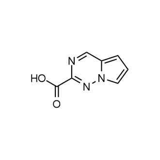 pyrrolo[2,1-f][1,2,4]triazine-2-carboxylic acid Structure