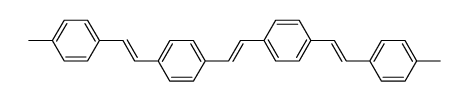 4,4'-bis(4-methylstyryl)-trans-stilbene结构式