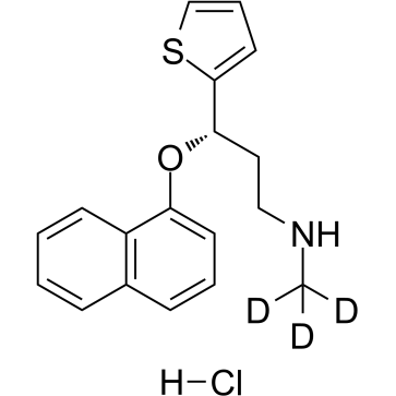 Duloxetine D3 hydrochloride结构式