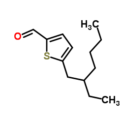 5-异辛基-2-噻吩甲醛结构式