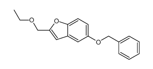 5-(benzyloxy)-2-(ethoxymethyl)benzofuran结构式