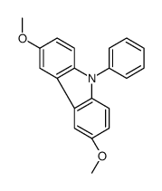 3,6-dimethoxy-9-phenylcarbazole Structure