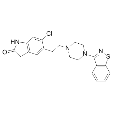 齐拉西酮结构式