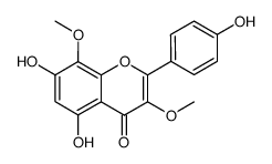 5,7,4'-Trihydroxy-3,8-dimethoxyflavone Structure