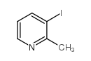 3-碘-2-甲基吡啶结构式