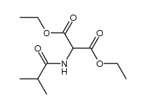 Diethyl [(isobutyryl)amino]malonate结构式