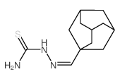 Hydrazinecarbothioamide,2-(tricyclo[3.3.1.13,7]dec-1-ylmethylene)- Structure