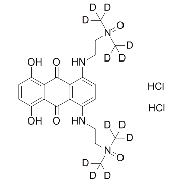 Banoxantrone (D12 dihydrochloride) Structure