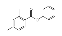 phenyl 2,4-dimethylbenzoate结构式