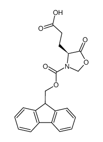 Nα-Fmoc-Glu-5-oxazolidinone结构式