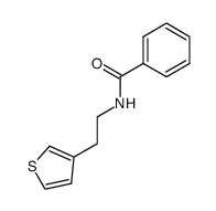 N-<2-(3-thienyl)ethyl>benzamide结构式