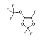 2,2,4-trifluoro-5-(trifluoromethoxy)-1,3-dioxole结构式