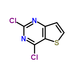 2,4-二氯噻吩并[3,2-D]嘧啶结构式