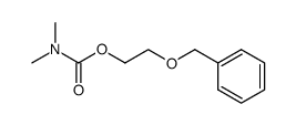 2-(benzyloxy)ethyl dimethylcarbamate结构式