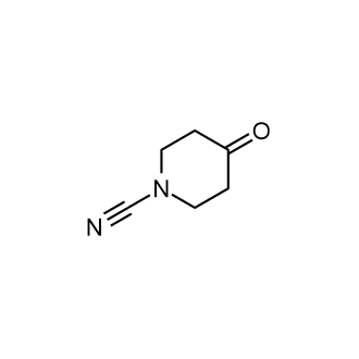 4-氧代哌啶-1-甲腈结构式