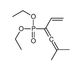 3-diethoxyphosphoryl-5-methylhexa-1,3,4-triene结构式