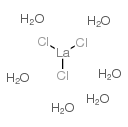 氯化镧六水合物结构式