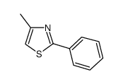 4-甲基-2-苯基噻唑结构式