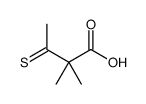 2,2-dimethyl-3-sulfanylidenebutanoic acid Structure