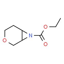 3-Oxa-7-azabicyclo[4.1.0]heptane-7-carboxylic acid,ethyl ester结构式