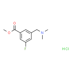 甲基 3-((二甲氨基)甲基)-5-氟苯酸盐盐酸结构式