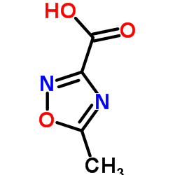 5-甲基-1,2,4-噁二唑-3-甲酸结构式