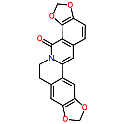 8-氧代黄连碱; 8-氧黄连碱结构式
