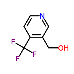 (4-三氟甲基-3-吡啶)-甲醇结构式