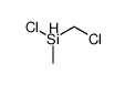 methyl(chloromethyl)hydrochlorosilane Structure