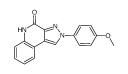2-(4-methoxyphenyl)pyrazolo[3,4-c]quinolin-4(5H)-one结构式