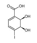 (2R,3r)-1-羧基-4-碘-2,3-二羟基-4,6-环己二烯结构式