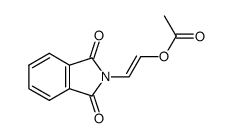 acetic acid-(2-phthalimido-vinyl ester) Structure