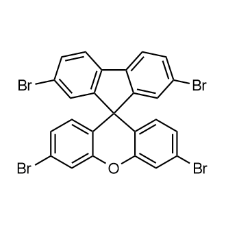 2,3′,6′,7-四溴螺[9H-芴-9,9′-[9H]蒽]结构式