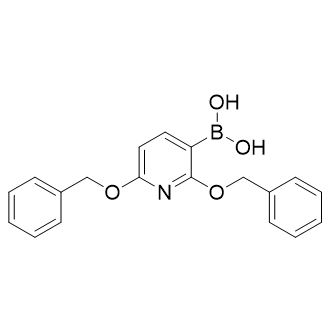 (2,6-Bis(benzyloxy)pyridin-3-yl)boronic acid Structure
