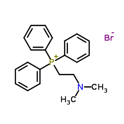 (2-二甲基氨基乙基)三苯基溴化膦结构式