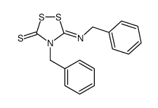 4-benzyl-5-benzylimino-1,2,4-dithiazolidine-3-thione Structure