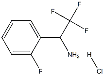 2,2,2-trifluoro-1-(2-fluorophenyl)ethan-1-amine hydrochloride Structure