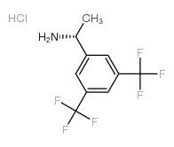 (R)-1-[3,5-双(三氟甲基)苯基]乙胺盐酸盐结构式